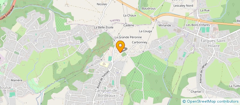 localisation de l'entreprise LONIVIA  CARIGNAN-DE-BORDEAUX