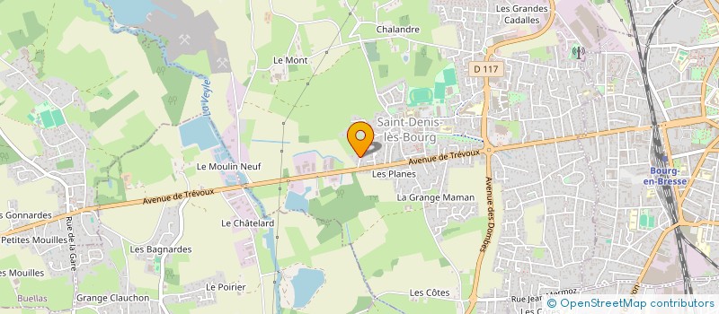 localisation de l'entreprise LONJEAN PERE FILS à SAINT-DENIS-LES-BOURG