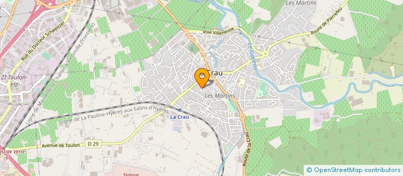 localisation de l'entreprise LONJON  LA CRAU