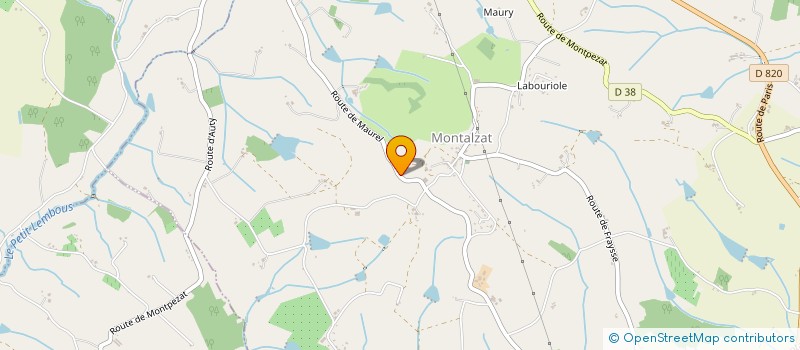 localisation de l'entreprise LONJOU IMMO  MONTALZAT