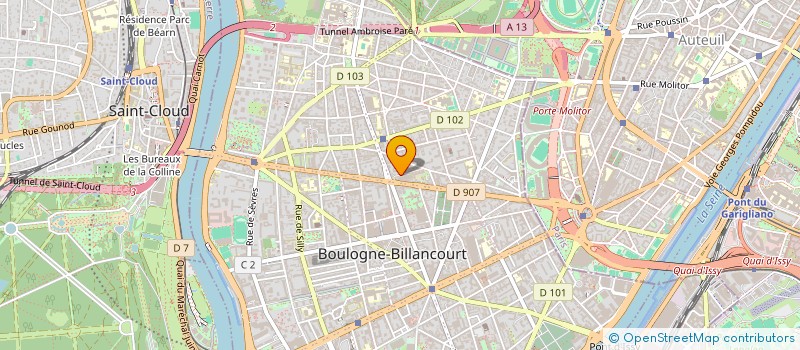 localisation de l'entreprise LONK AEL à BOULOGNE-BILLANCOURT