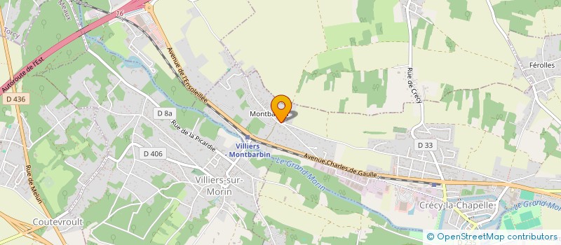 localisation de l'entreprise LONNY VRAC  CRECY-LA-CHAPELLE