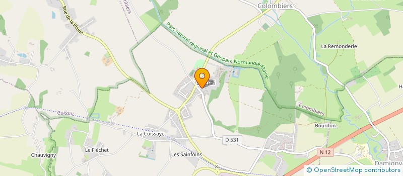 localisation de l'entreprise LONRAI EN SCENE à LONRAI