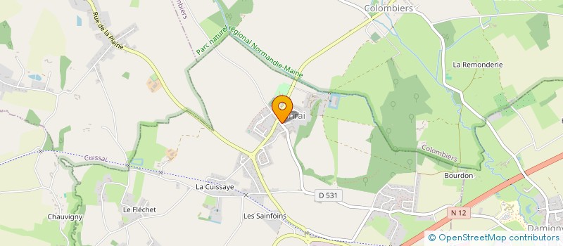 localisation de l'entreprise LONRAI EVENEMENTS à LONRAI