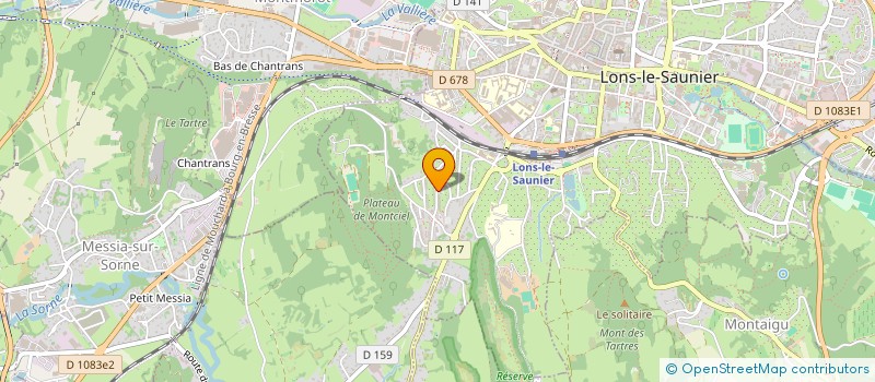 localisation de l'entreprise LONS COMMUNICATION IMPRIMERIE à LONS-LE-SAUNIER