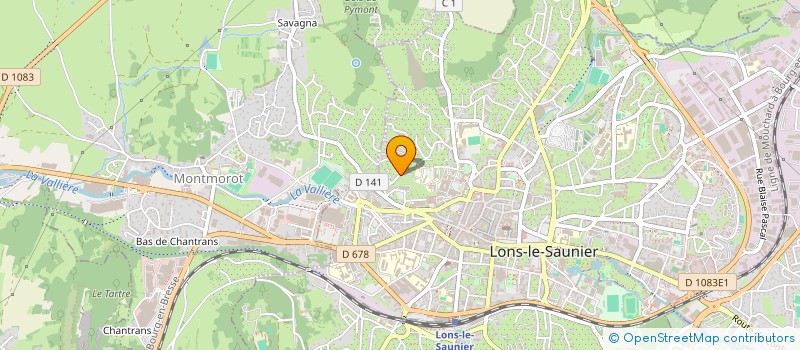 localisation de l'entreprise LONS HUNTER EQUITATION à LONS-LE-SAUNIER