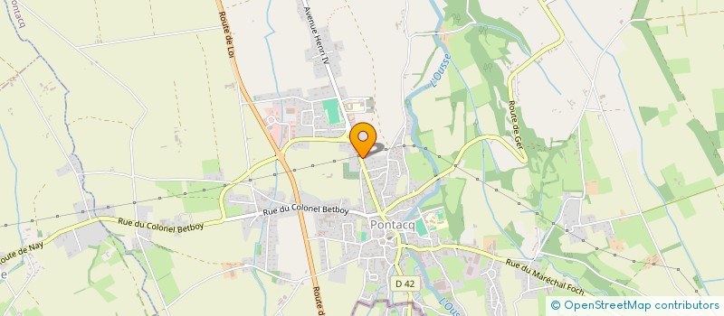 localisation de l'entreprise LONS NC LAVAGE  LONS