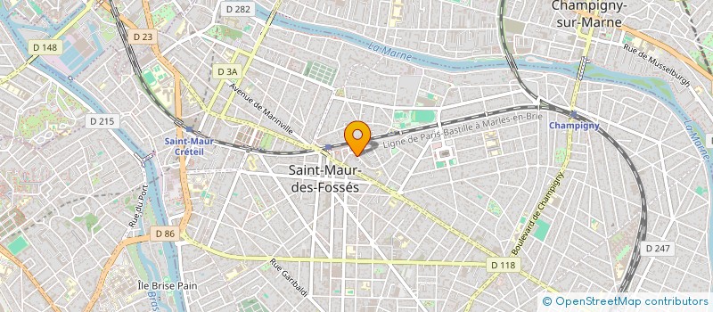 localisation de l'entreprise LONTECH EUROPE  SAINT-MAUR-DES-FOSSES