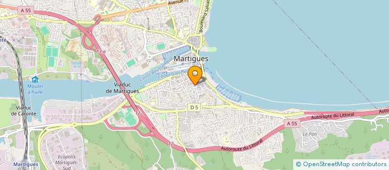 localisation de l'entreprise LONTIN à MARTIGUES