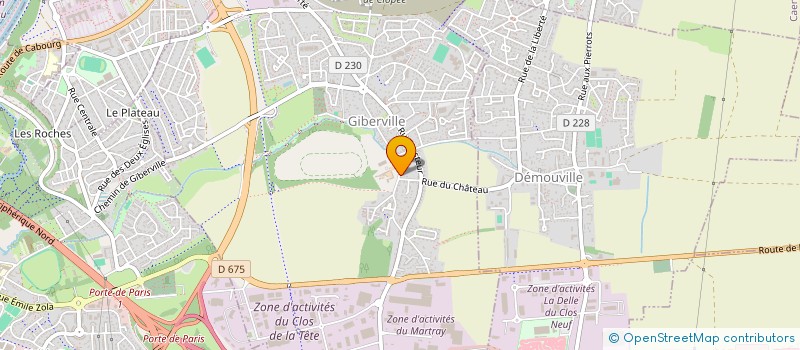 localisation de l'entreprise LONY BAT  GIBERVILLE