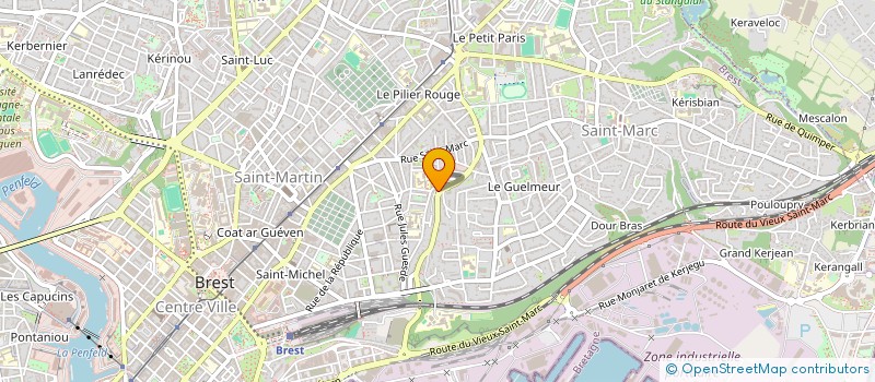 localisation de l'entreprise LONYNOA à BREST