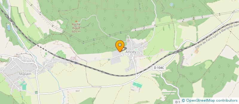 localisation de l'entreprise LOODOO  ANCEY