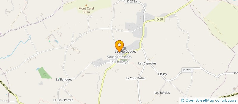 localisation de l'entreprise LOOK  SAINT-ETIENNE-LA-THILLAYE