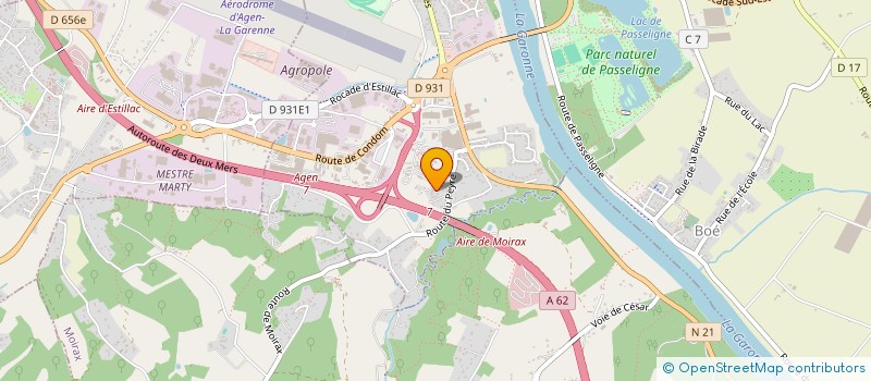 localisation de l'entreprise LOOK  LE PASSAGE