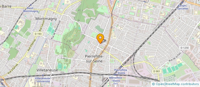 localisation de l'entreprise LOOK 93 à PIERREFITTE-SUR-SEINE