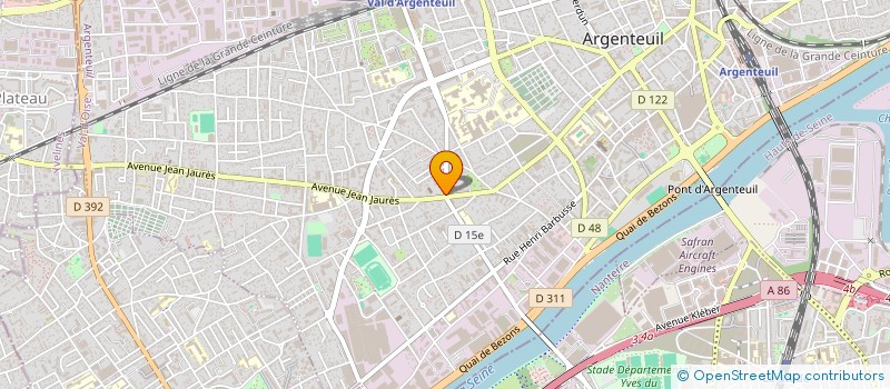 localisation de l'entreprise LOOK&COIFFURE  ARGENTEUIL