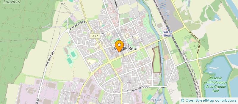localisation de l'entreprise LOOK & COIFFURE  VAL-DE-REUIL