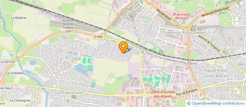 localisation de l'entreprise LOOK DESIGN  SAINT-BERTHEVIN