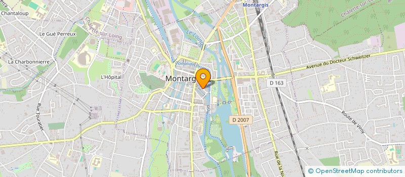 localisation de l'entreprise LOOK DIFFUSION à MONTARGIS