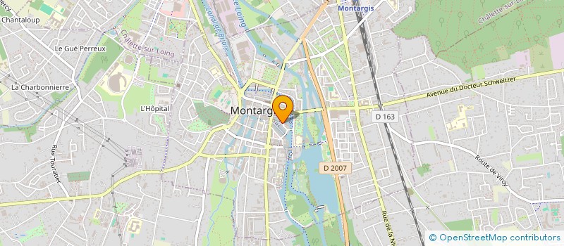 localisation de l'entreprise LOOK DIFFUSION  MONTARGIS