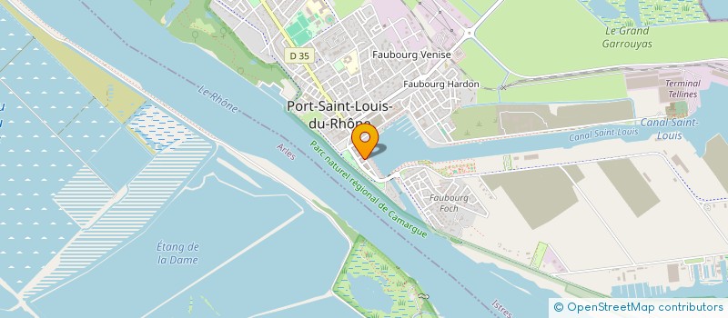 localisation de l'entreprise LOOK FORWARD à PORT-SAINT-LOUIS-DU-RHONE