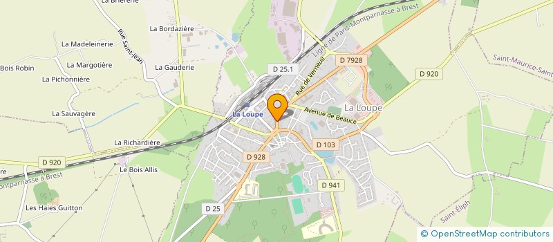 localisation de l'entreprise LOOK' IN SARL à LA LOUPE