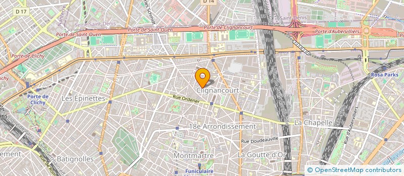 localisation de l'entreprise LOOK IN UP  PARIS