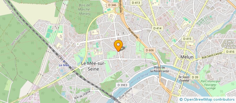 localisation de l'entreprise LOOK LE MEE  LE MEE-SUR-SEINE