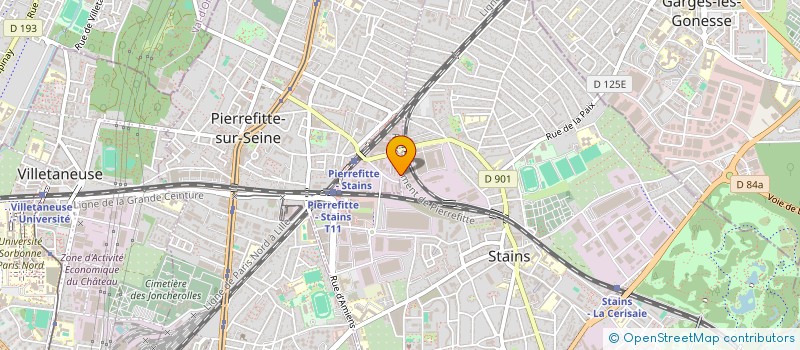 localisation de l'entreprise LOOK MODE à PIERREFITTE-SUR-SEINE