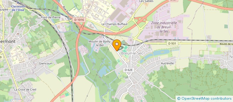 localisation de l'entreprise LOOK MOTOS  BREUIL-LE-SEC