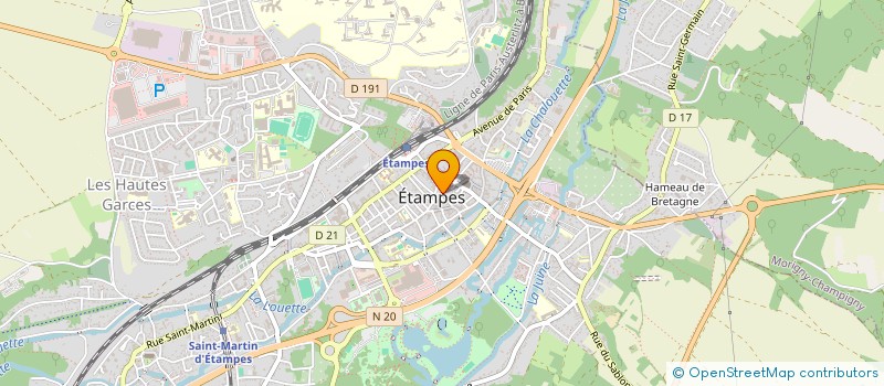 localisation de l'entreprise LOOK OPTIC-ETAMPES à ETAMPES