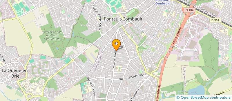 localisation de l'entreprise LOOK PONTAULT COMBAULT à PONTAULT-COMBAULT