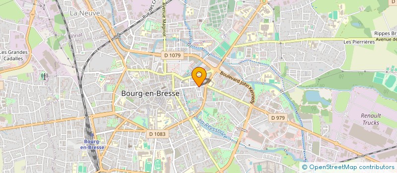 localisation de l'entreprise LOOK'R à BOURG-EN-BRESSE