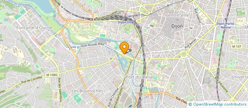 localisation de l'entreprise LOOK STAR COIFFURE à DIJON