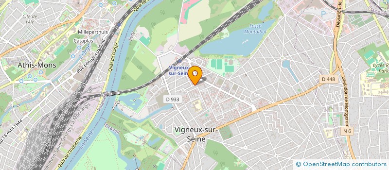 localisation de l'entreprise LOOK WORLD à VIGNEUX-SUR-SEINE