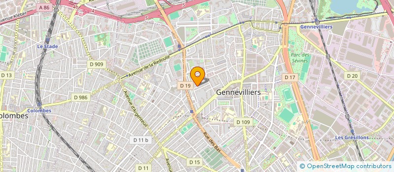 localisation de l'entreprise LOOKDRIVE à GENNEVILLIERS