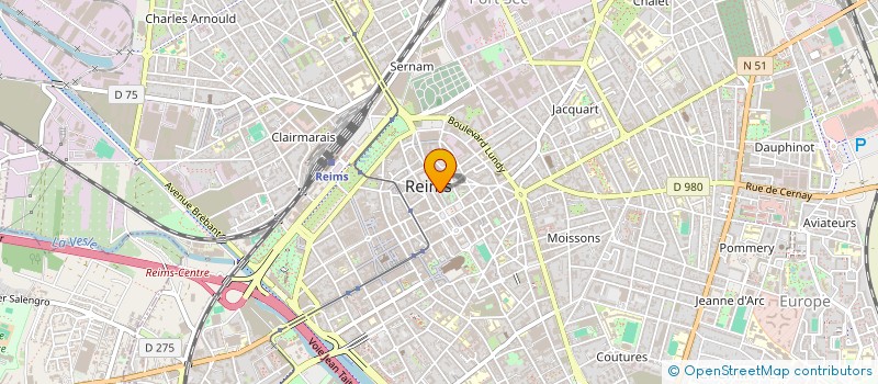 localisation de l'entreprise LOOKFORWARD  REIMS