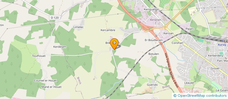 localisation de l'entreprise LOOKI & CO  BRECH