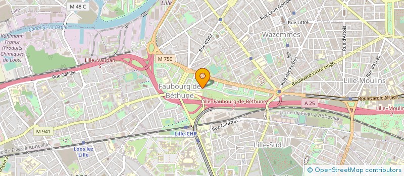 localisation de l'entreprise LOOKNOUH à LILLE