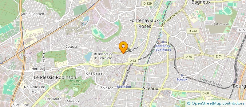 localisation de l'entreprise LOOKOTOP à FONTENAY-AUX-ROSES