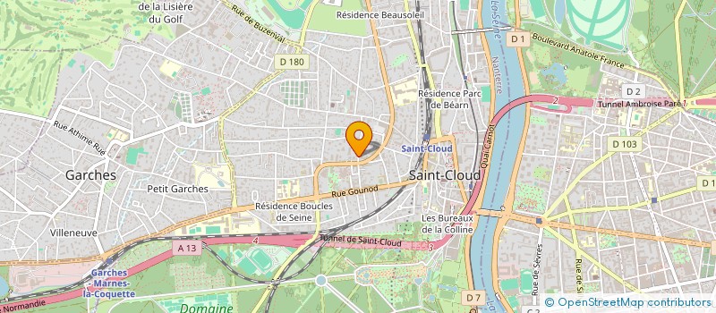 localisation de l'entreprise LOOKSGOODAI FRANCE à SAINT-CLOUD