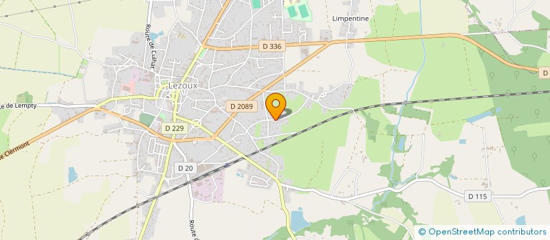 localisation de l'entreprise LOOKZERING  LEZOUX