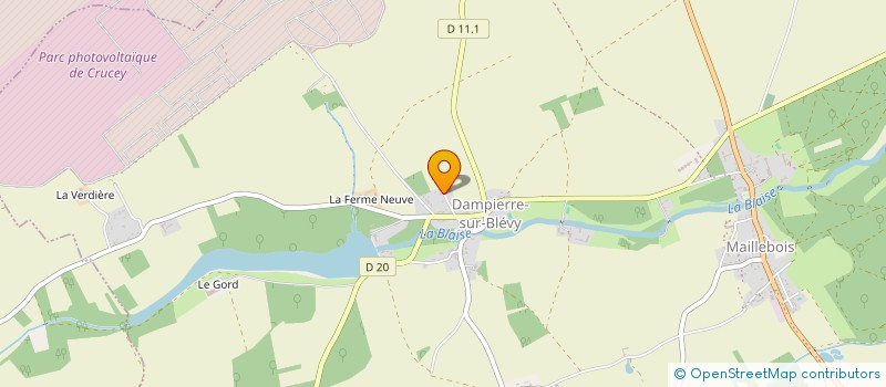 localisation de l'entreprise LOOLA PATISSERIE ORIENTALE à MAILLEBOIS