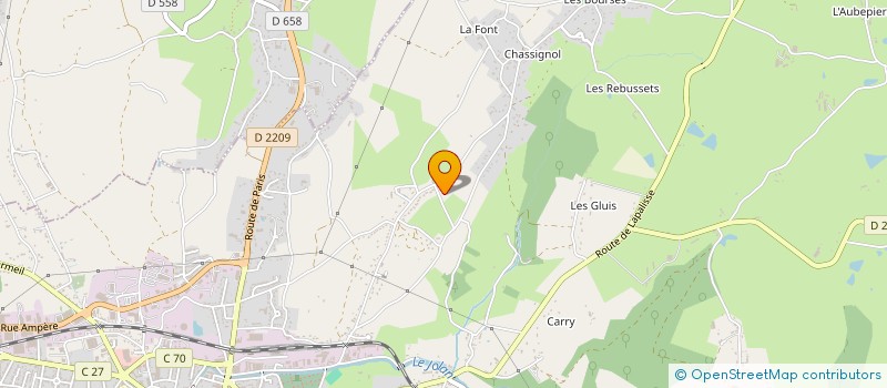 localisation de l'entreprise LOOLYS INVEST à CUSSET