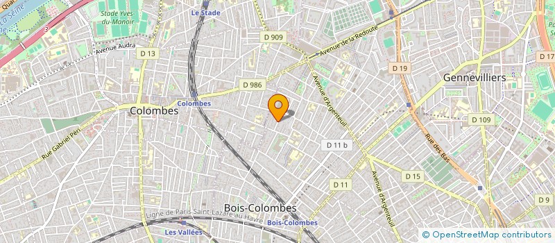 localisation de l'entreprise LOOM JT  BOIS-COLOMBES