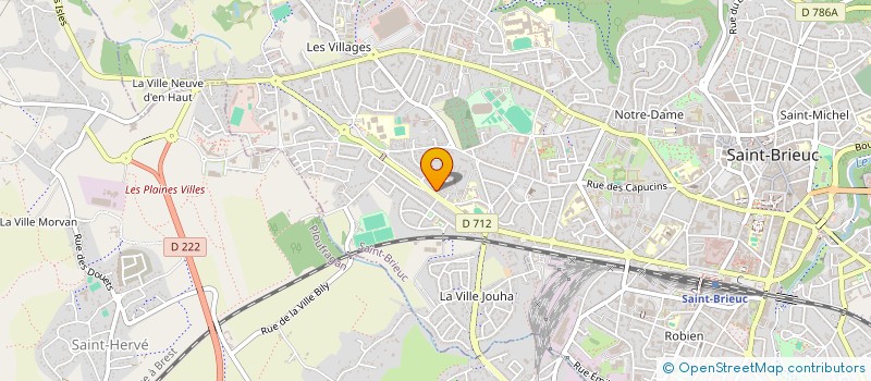 localisation de l'entreprise LOOMA à SAINT-BRIEUC