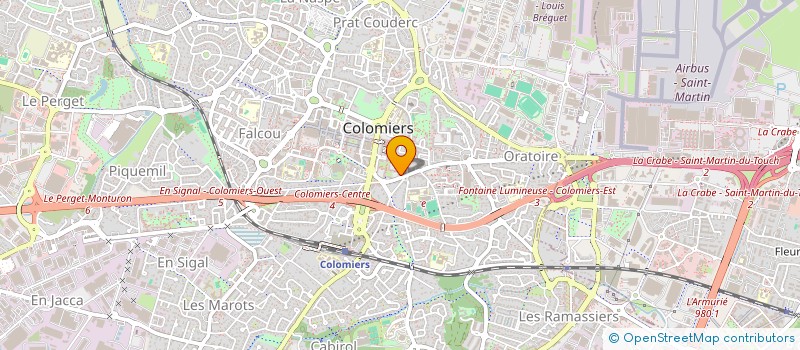 localisation de l'entreprise LOOMEDIA à COLOMIERS