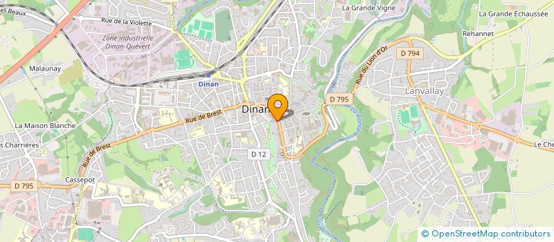 localisation de l'entreprise LOOMI à DINAN
