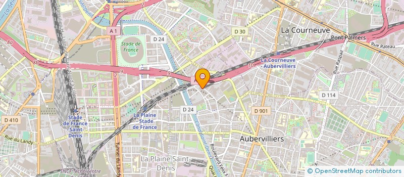 localisation de l'entreprise LOOMIS FRANCE à AUBERVILLIERS