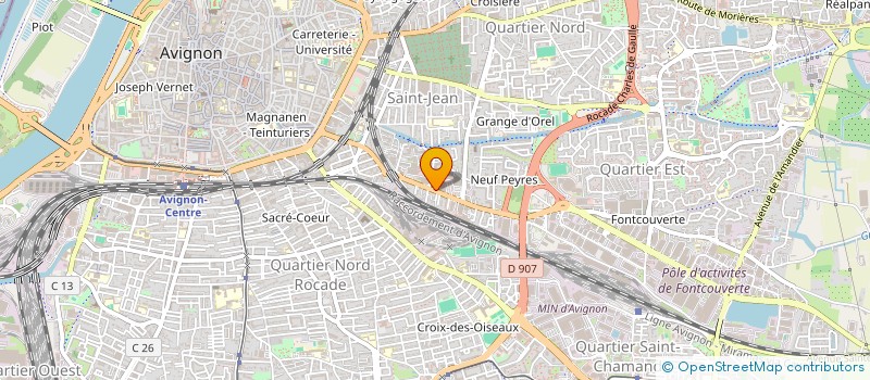 localisation de l'entreprise LOOMIS SUD  AVIGNON